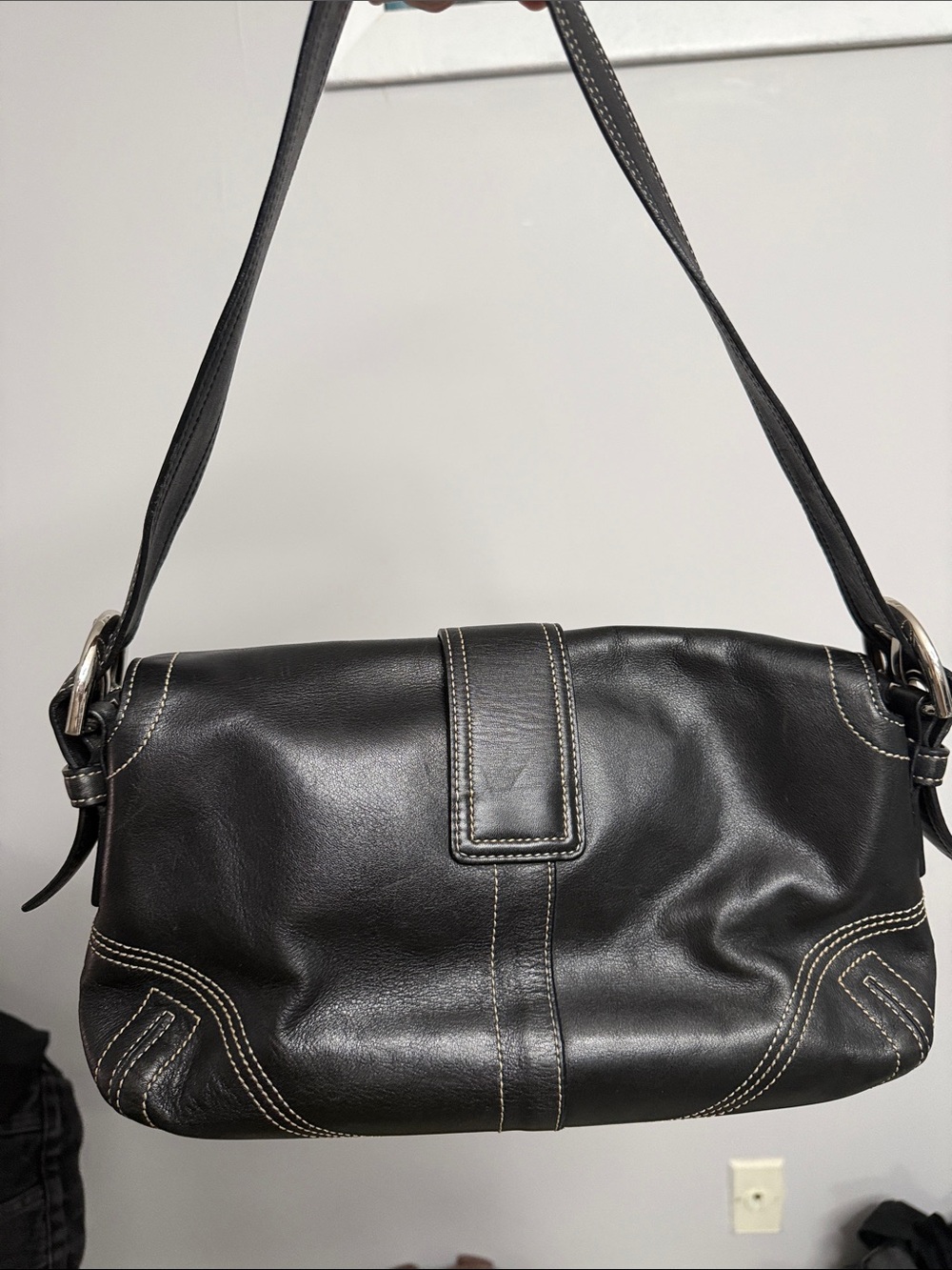 Coach 9434 Vintage SoHo Black Leather Shoulder Bag - Picture 2 of 6